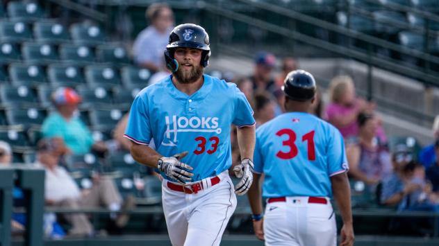 Corpus Christi Hooks outfielder Justin Dirden