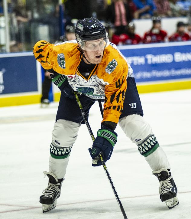 Florida Everblades forward Blake Winiecki