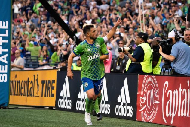 Seattle Sounders FC midfielder Daniel Leyva