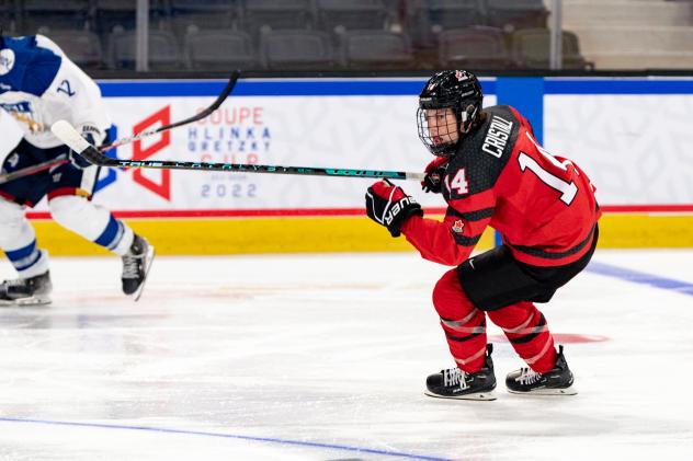 Andrew Cristall with Hockey Canada