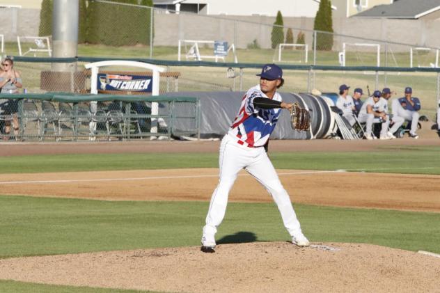 Tri-City Dust Devils pitcher Jose Salvador