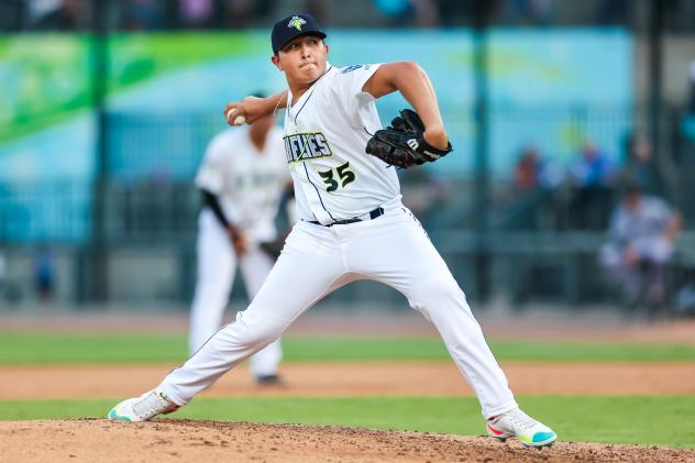 Columbia Fireflies pitcher Jonatan Bernal