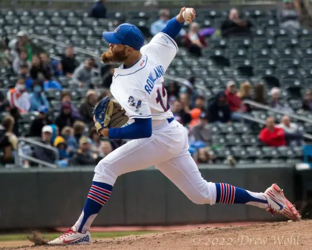 New York Boulders pitcher Robby  Rowland