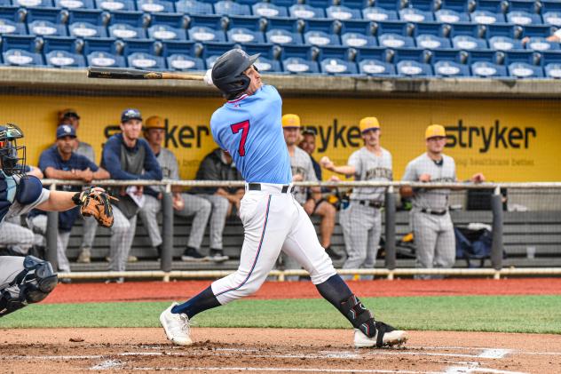 J.D. Osborne of the Pensacola Blue Wahoos