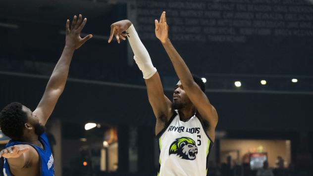 Niagara River Lions in action versus Guelph Nighthawks