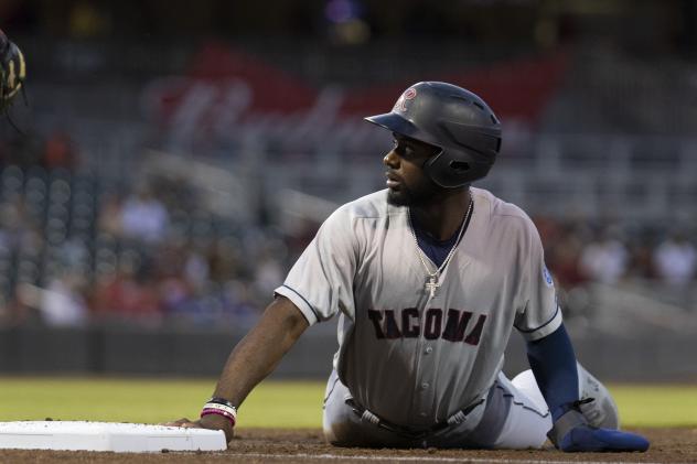 Taylor Trammell of the Tacoma Rainiers