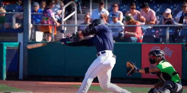 Robert Perez, Jr. of the Everett AquaSox