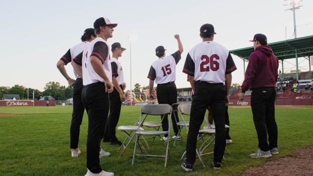 Wisconsin Rapids Rafters bullpen plays musical chairs