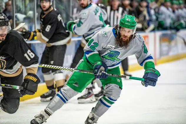 Forward Alex Aleardi with the Florida Everblades