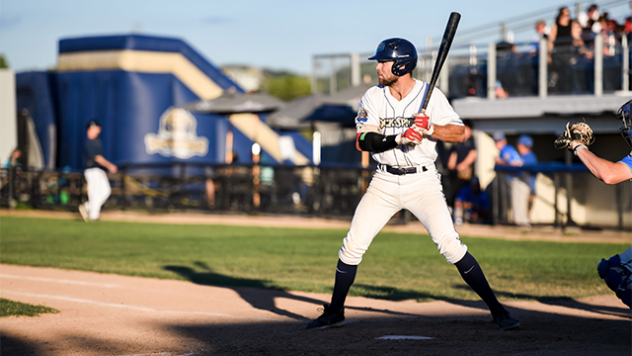 Andrew Sojka of the Fond Du Lac Dock Spiders at bat