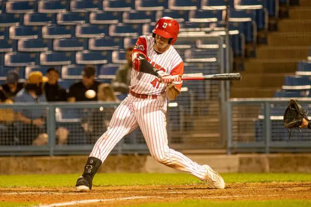 Ottawa Titans' Brendon Dadson at bat