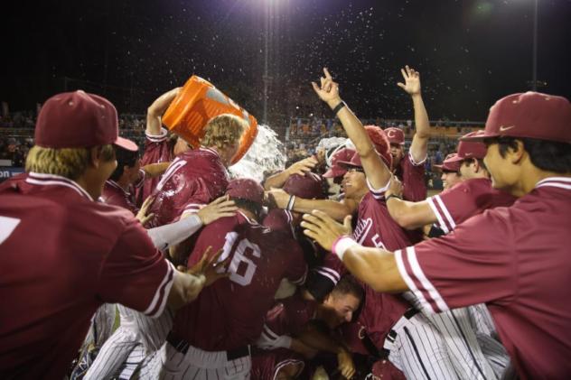 Corvallis Knights celebrate the West Coast League title