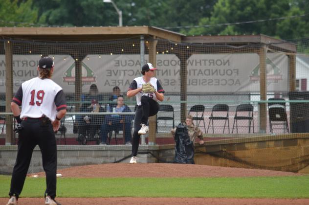 Wisconsin Rapids Rafters' Cooper Robinson on the mound