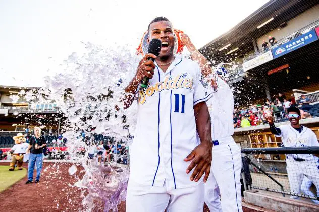 Amarillo Sod Poodes outfielder Stone Garrett