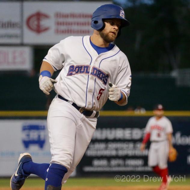 New York Boulders' Max Smith in action