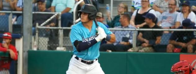 Ben Ramirez at bat for the Everett AquaSox