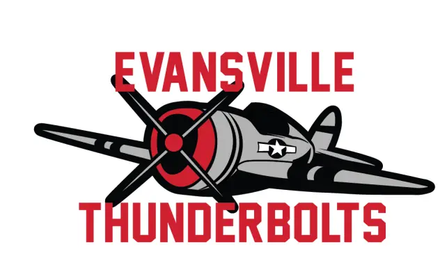 New Evansville Thunderbolts logo