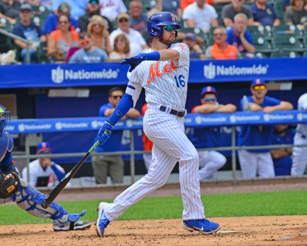 Syracuse Mets' JT Riddle at bat