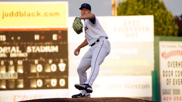 Everett AquaSox pitcher Logan Rinehart