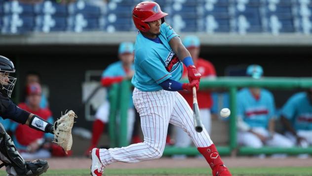 Clearwater Threshers infielder Alexeis Azuaje