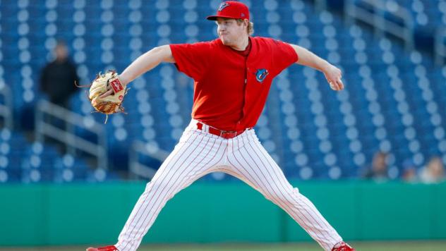 Clearwater Threshers pitcher Matt Osterberg