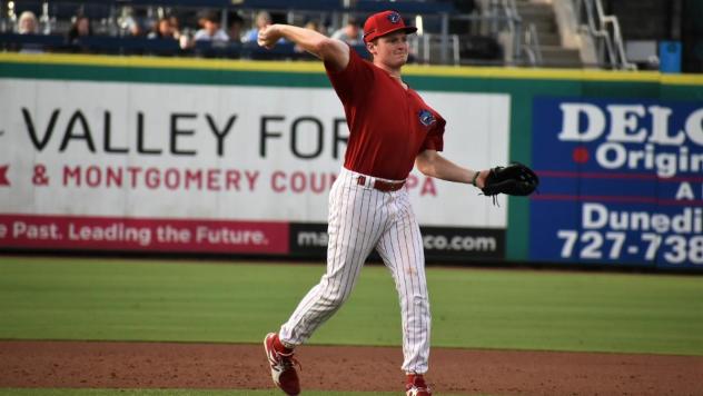 Clearwater Threshers infielder Matt Alifano