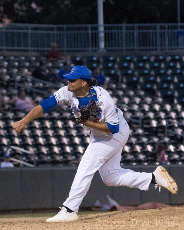 New York Boulders' July Sosa on the mound