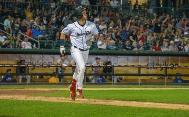 New Hampshire Fisher Cats infielder Trevor Schwecke