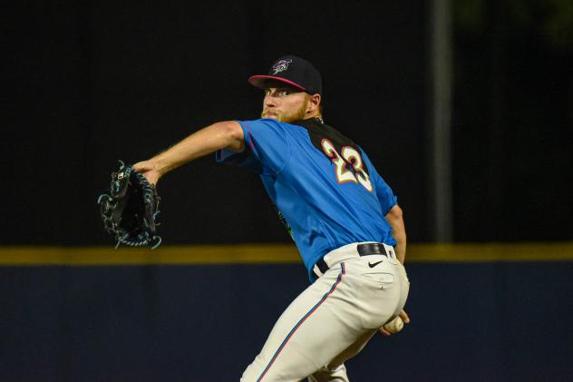 Andrew McInvale of the Pensacola Blue Wahoos