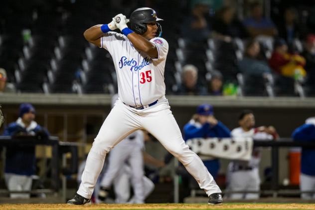 Amarillo Sod Poodles first baseman Leandro Cedeño