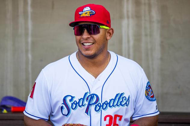 Amarillo Sod Poodles first baseman Leandro Cedeño