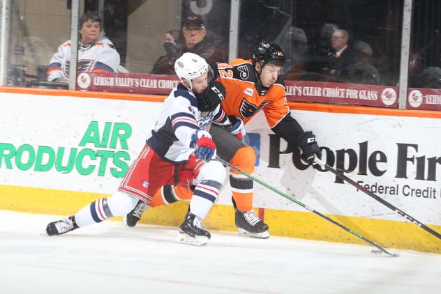 Lehigh Valley Phantoms forward Hayden Hodgson