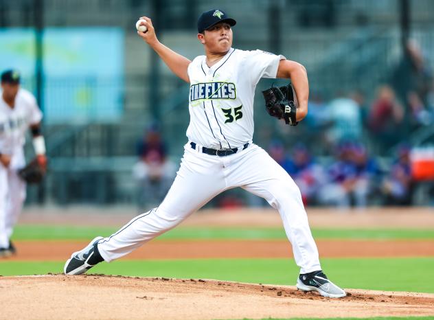 Columbia Fireflies pitcher Jonatan Bernal