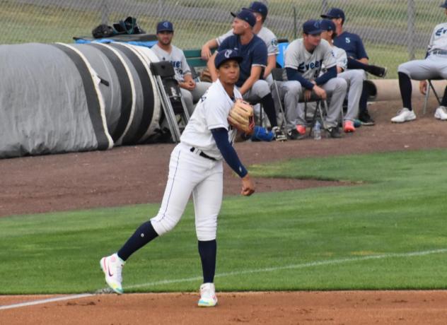 Tri-City Dust Devils third baseman Christian Sepulveda