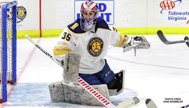 Norfolk Admirals goaltender Jeremy Brodeur