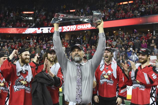 Rob Williams with the Calgary Roughnecks
