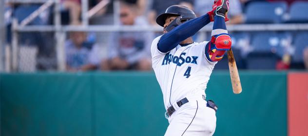Robert Perez, Jr. of the Everett AquaSox