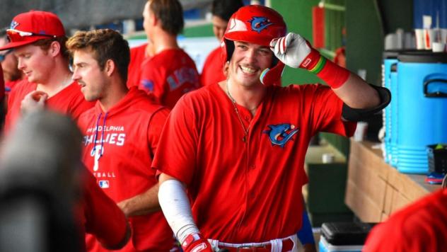 Clearwater Threshers outfielder Dakota Kotowski