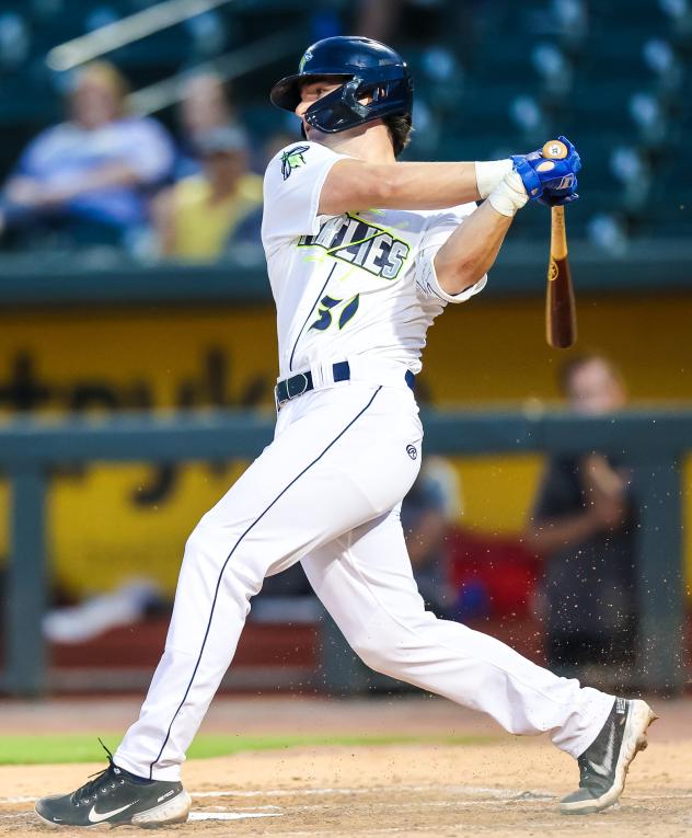 COLUMBIA FIREFLIES'Cayden Wallace at bat