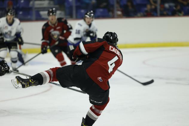 Vancouver Giants' Tom Cadieux in action