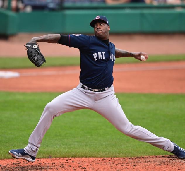 LHP Aroldis Chapman with the Somerset Patriots
