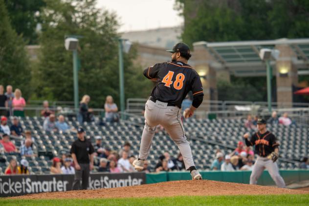 Missoula PaddleHeads pitcher Domingo Pena