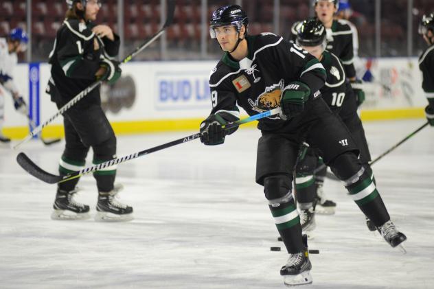 Utah Grizzlies defenseman Jordon Stone