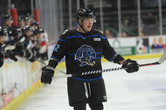 Kristaps Nimanis with the Quad City Storm