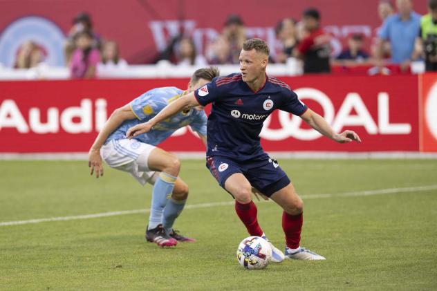 Chicago Fire FC midfielder Fabian Herbers