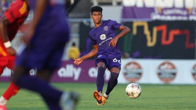 Louisville City FC defender Josh Wynder