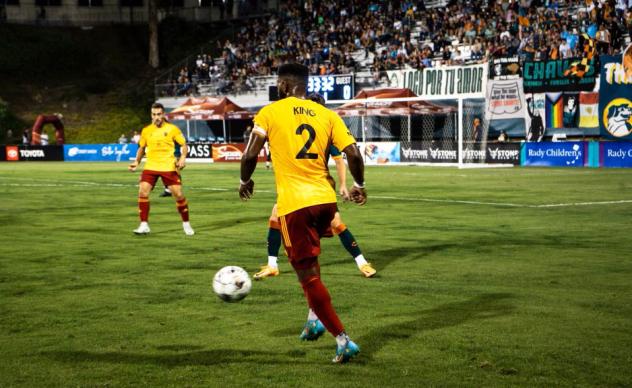 Phoenix Rising's Darnell King on the field