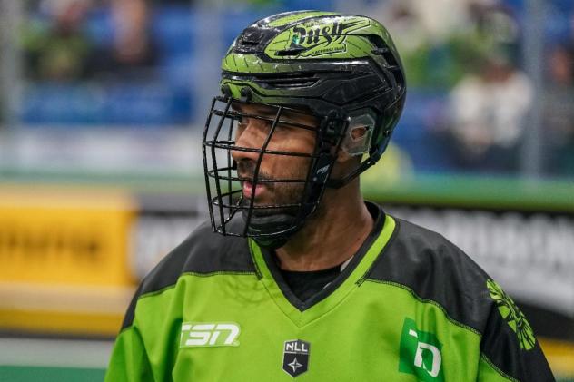 Jordi Jones-Smith with the Saskatchewan Rush