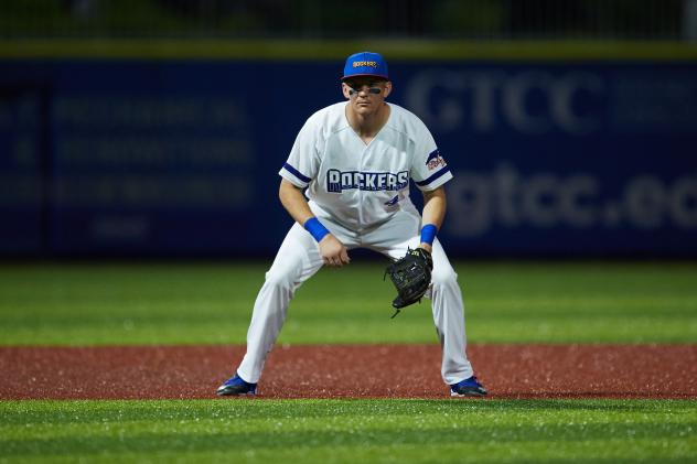 High Point Rockers third baseman Michael Russell