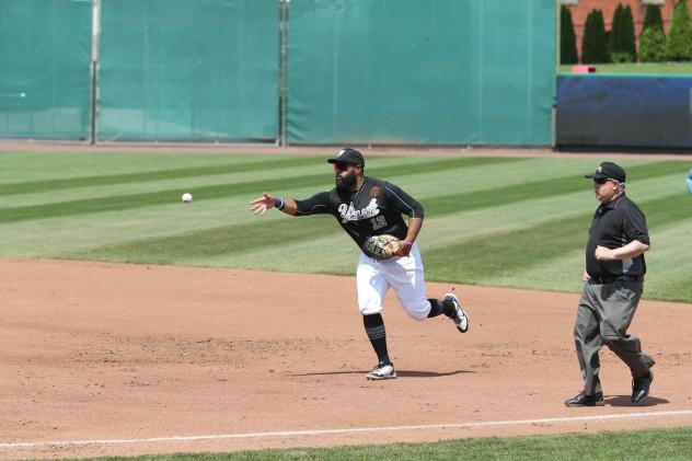 York Revolution first baseman Nellie Rodriguez